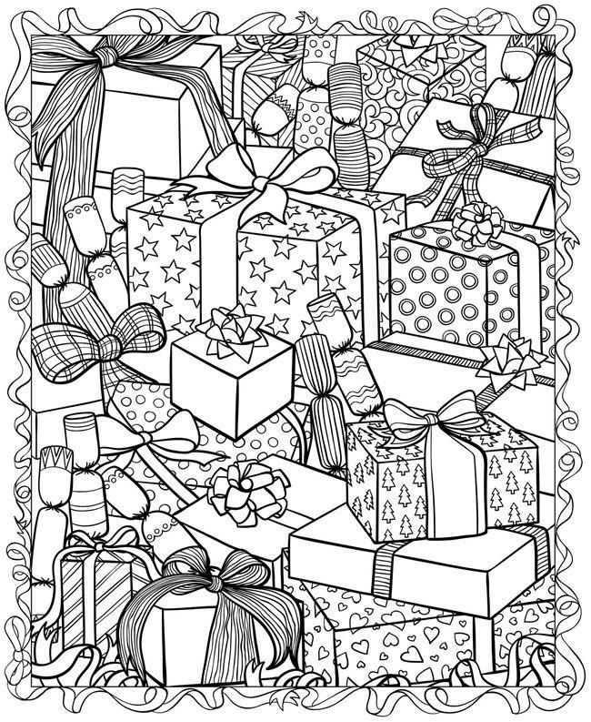 650x793 Christmas Coloring Pages Advanced