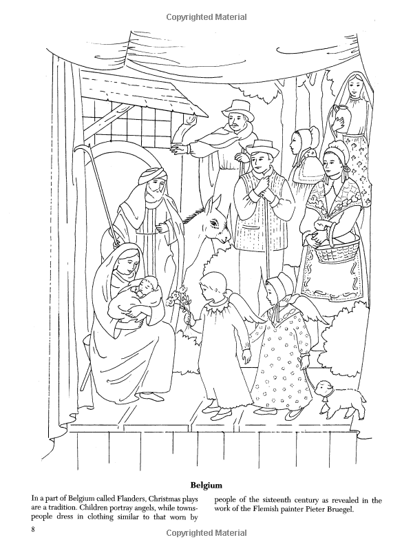 600x800 Christmas Around The World Coloring Book (Dover Holiday Coloring