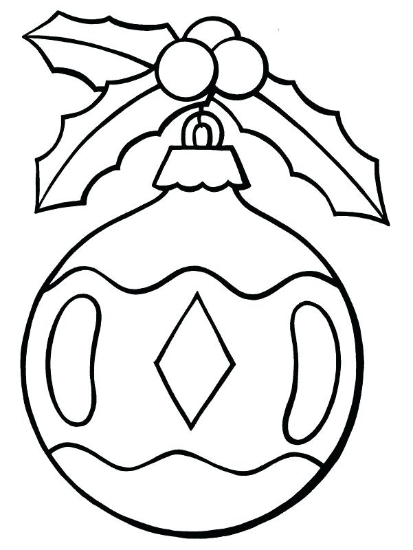 601x800 Christmas Ball Coloring Page Vector Set Of Hand Drawn Ball Toy