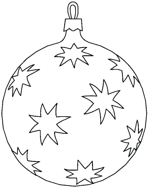 636x800 Christmas Ornament Coloring Pages Mandala Ornament Black And White