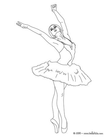 364x470 Beautiful Ballerina Coloring Page Christmas Pintar