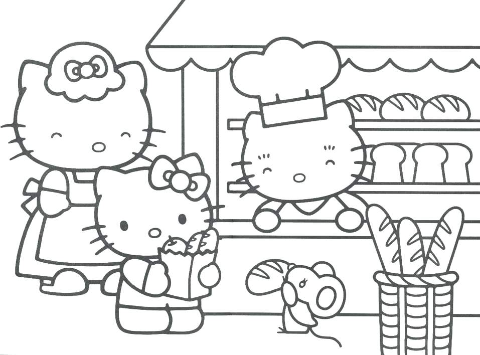 957x708 Hello Kitty Coloring Pages Ballerina Coloring Pages Coloring Pages