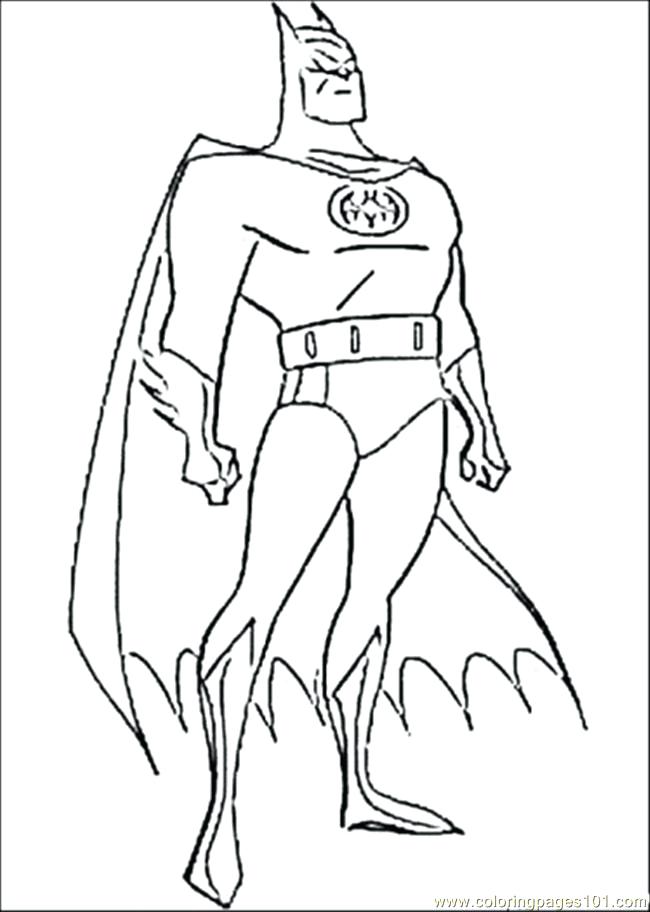 650x912 Batman Cartoon Pictures Color Picture Of Batman Coloring Page