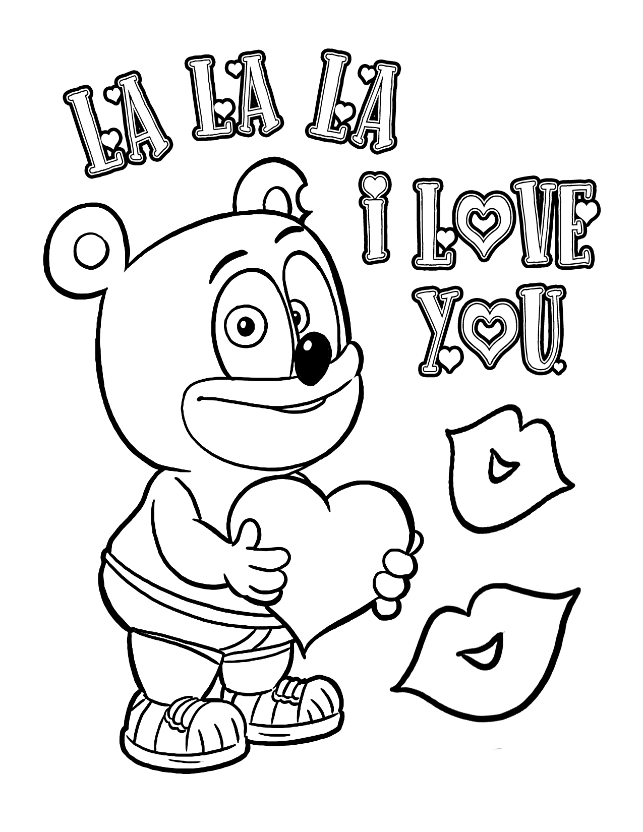 1275x1650 Remarkable Gummy Bear Coloring Pages 100 Teddy Fantastic Christmas