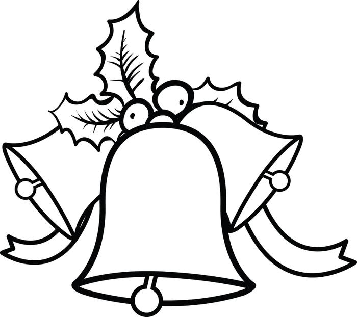 700x622 Christmas Bell Coloring Page Free Printable Christmas Bells