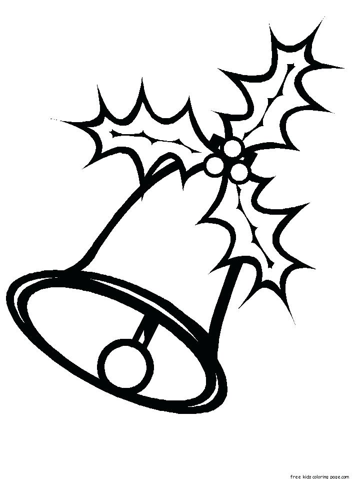 718x957 Christmas Bell Coloring Pages X Printable Tinkerbell Christmas