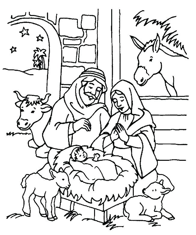 652x779 Free Bible Christmas Coloring Sheets Sunday School Christmas Bible