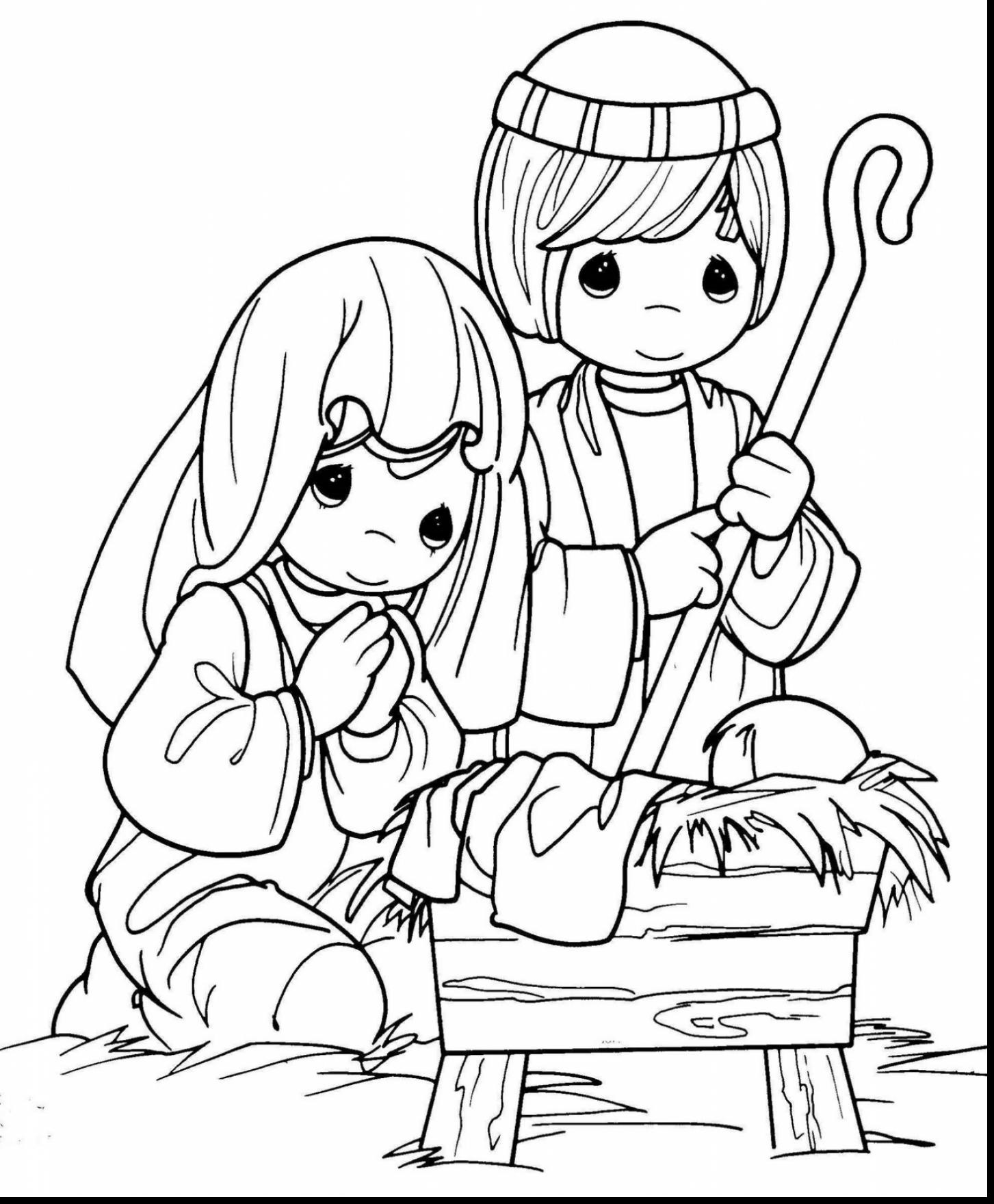 1453x1760 New Coloring Pages Of Jesus Birth Story Christmas Bible Throughout