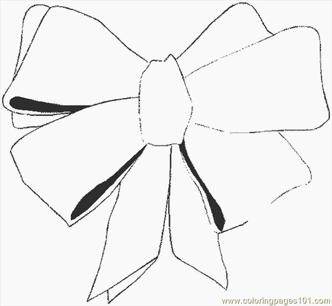 650x598 Christmas Bows Coloring Pages Happy Holidays!