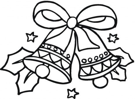 465x339 Bow Coloring Pages For Christmas