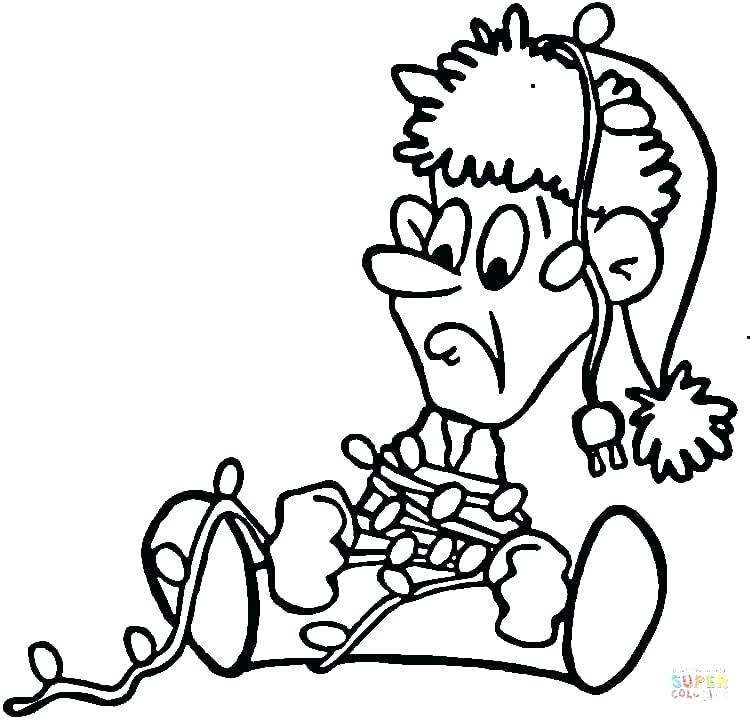 750x722 Christmas Bulb Coloring Page