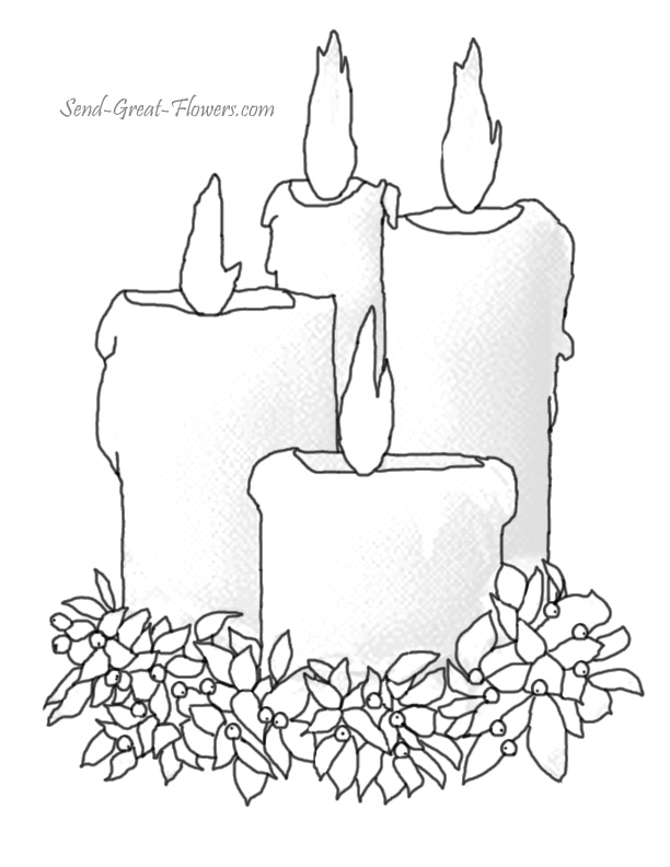 612x792 21 Candle Coloring Page Printable Free Coloring Pages