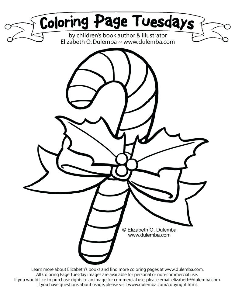 773x1000 Candy Cane Coloring Page Candy Cane With Tie Ribbon Coloring Page