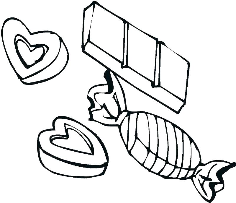 Christmas Candy Coloring Pages