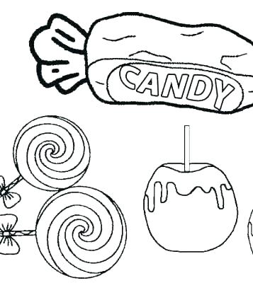 357x400 Candy Coloring Pages To Print