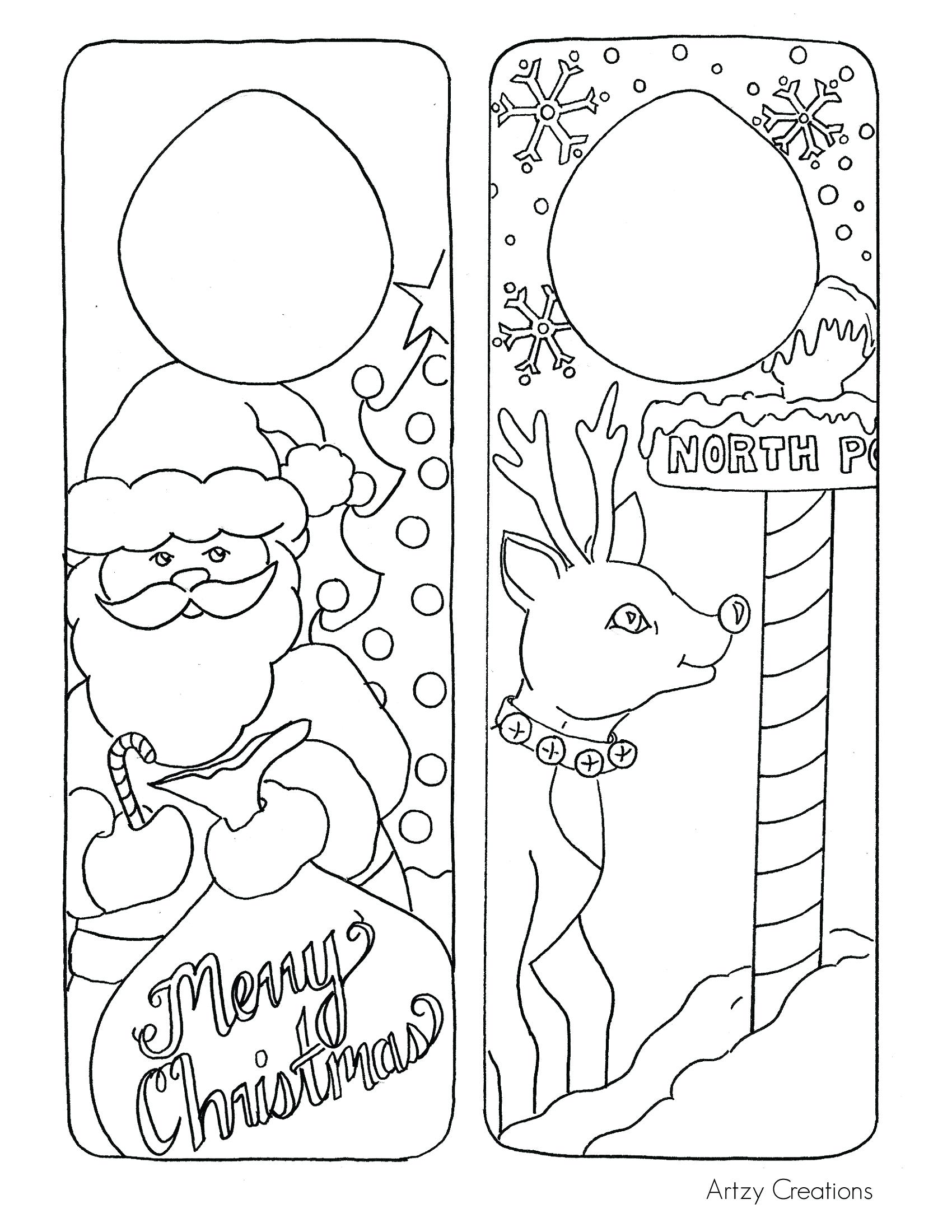 1700x2200 Christmas Cards Coloring Sheets Printable Free Page Unique Pages