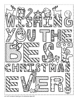 270x350 Emoji Christmas Card Coloring Page By Color With Dani Tpt