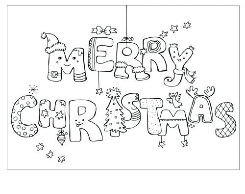 500x395 Printable Christmas Cards To Color Also Cards Coloring Pages Free