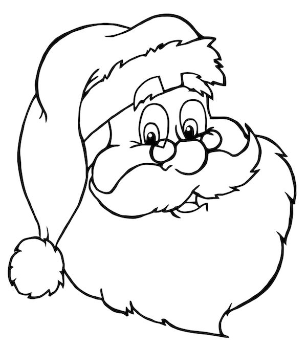 Christmas Clip Art Coloring Pages