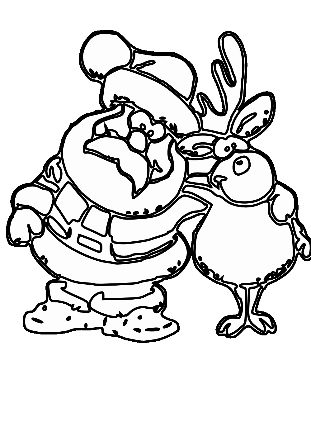 999x1355 Black Line Christmas Clip Art 73 Free Xmas Coloring Pages
