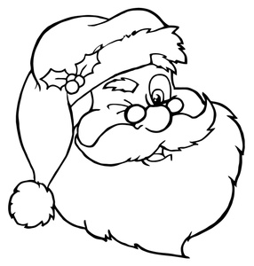 286x300 Free Free Santa Coloring Page Clip Art Image 0521 1012 1600 0732