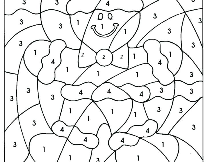 728x569 Color By Number Free Printables