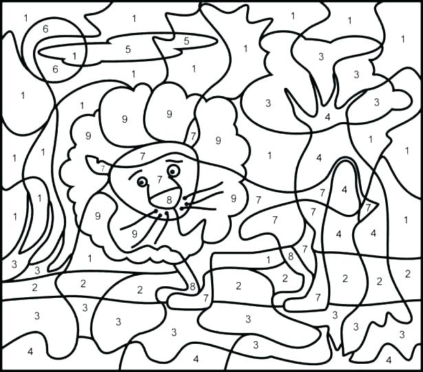 615x542 Color By Numbers Christmas