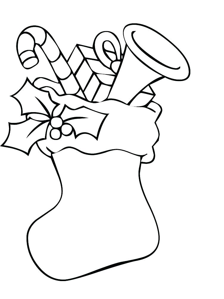 752x1000 Christmas Coloring Clip Art