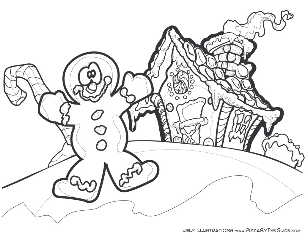 1036x800 Blank House Coloring Pages Fresh Christmas Coloring Page