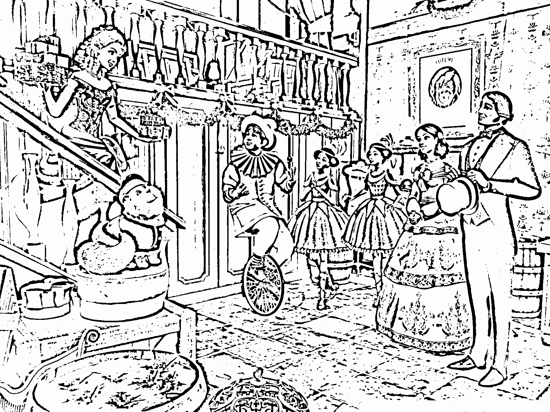Christmas Coloring Pages Difficult For Adults