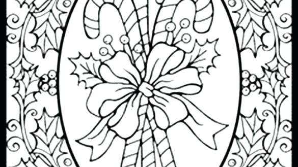 585x329 Difficult Christmas Coloring Pages Difficult Coloring Pages