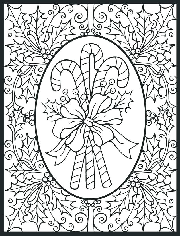 632x830 Difficult Christmas Coloring Pages Difficult Coloring Pages Hard