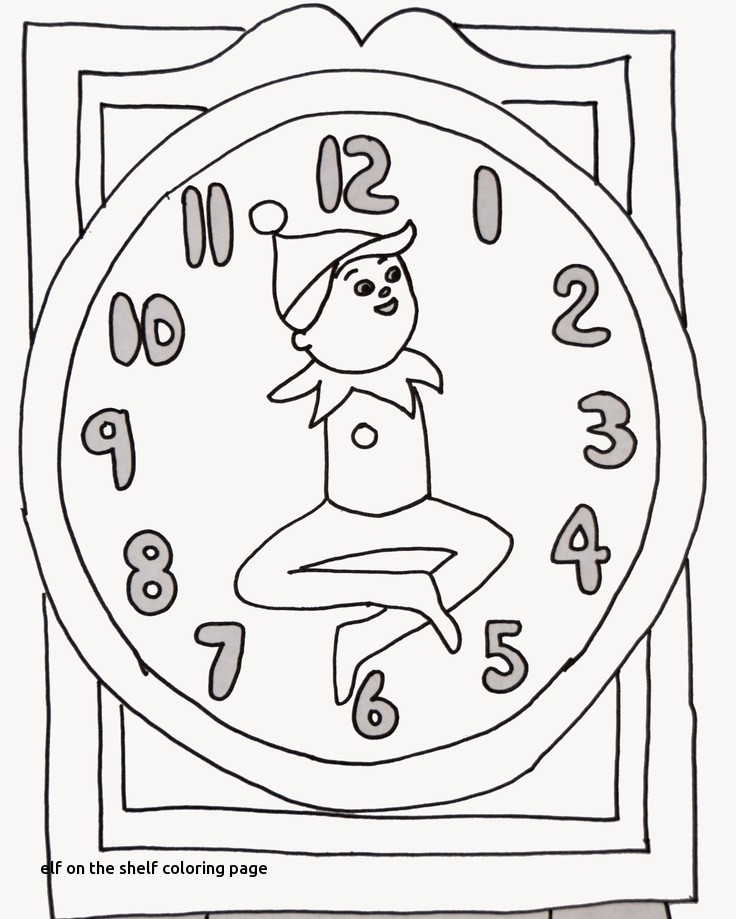 736x919 Elf Shelf Coloring Christmas Coloring Pages For Elf On