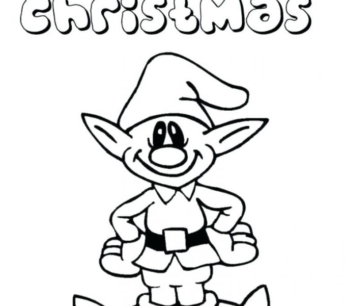 678x600 Christmas Coloring Elf Christmas Coloring Pages Ravens Coloring