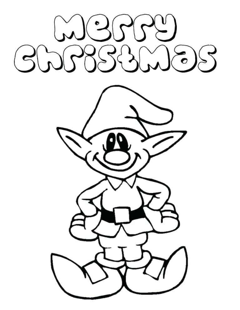 768x993 Coloring Pages Of Elves