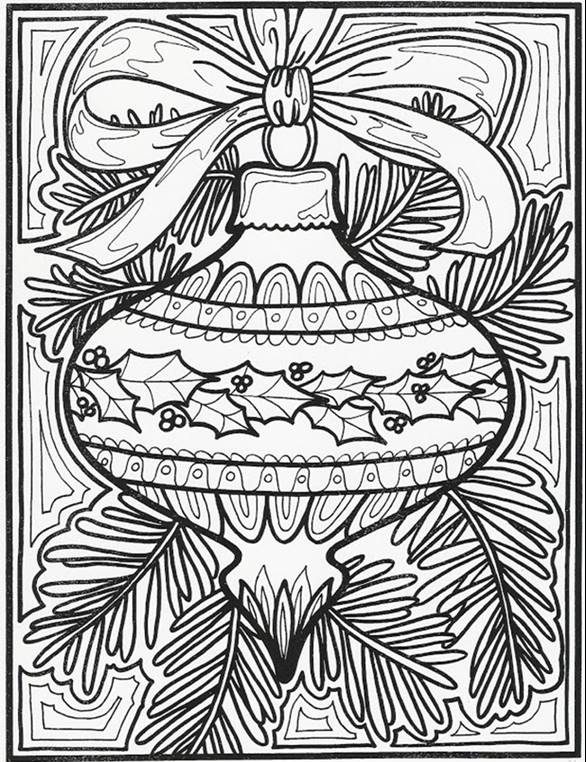 586x762 Free Printable Santa Merry Christmas (Xmas) Coloring Pages Sheets