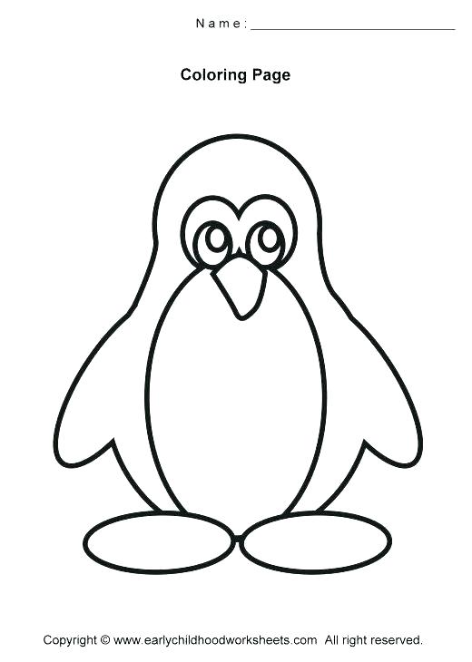 520x730 Simple Christmas Coloring Pages