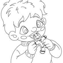 220x220 Gingerbread Man Coloring Pages