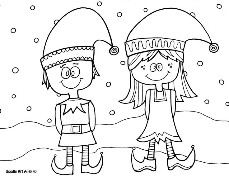 736x568 Elf Coloring Pages Girl