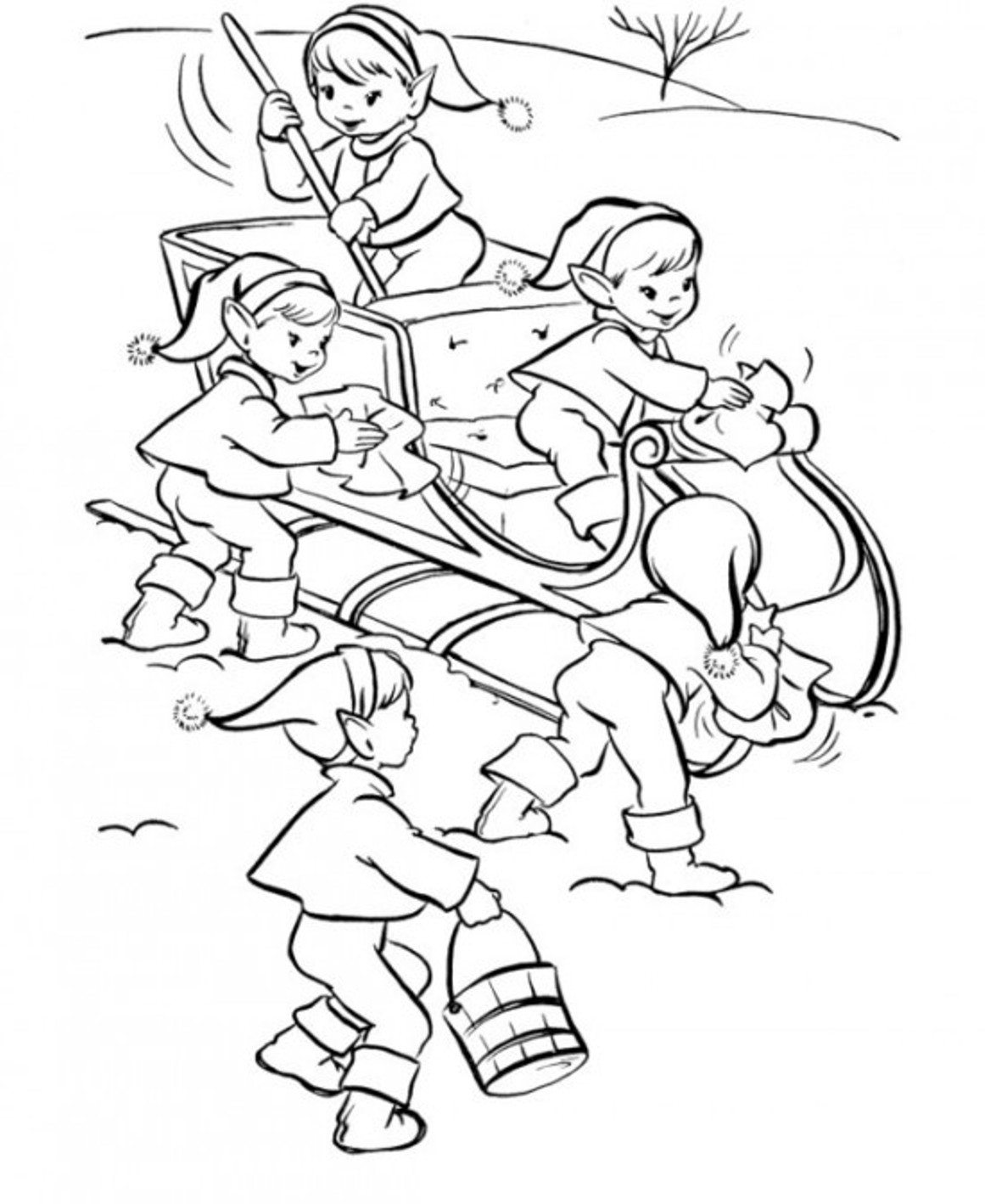 1161x1418 Printable Christmas Elf Coloring Pages Mesmerizing Elves Sheets
