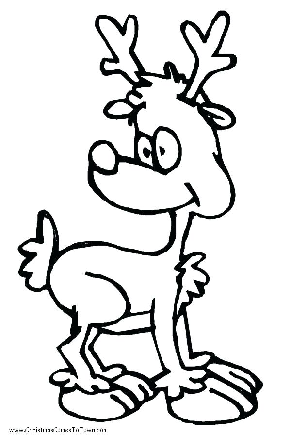 600x898 Christmas Coloring Pages Rudolph Reindeer Coloring Pages Reindeer
