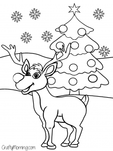 225x300 Free Printable Christmas Coloring Pages For Kids