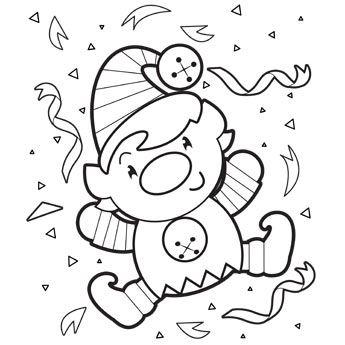 345x345 Christmas Coloring Pages Free Printable Mesmerizing Best 25