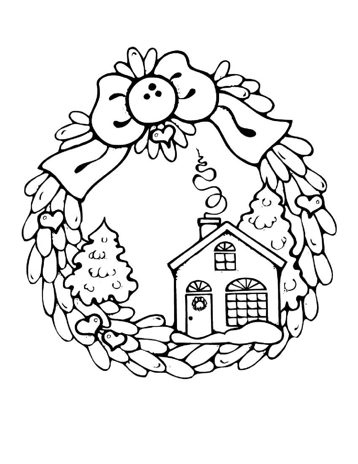 1240x1605 Christmas Coloring Pages Printable Winter Download Free For Kids