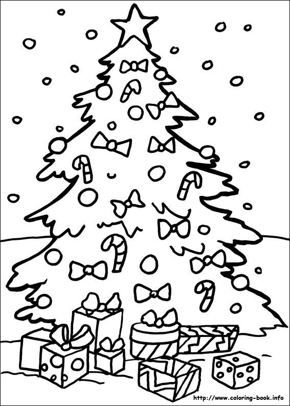 567x794 Christmas Coloring Picture
