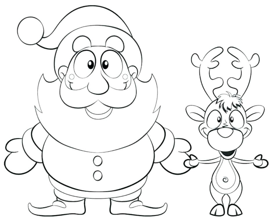 958x768 Coloring Page Santa Coloring Page Printable Coloring Image Santa