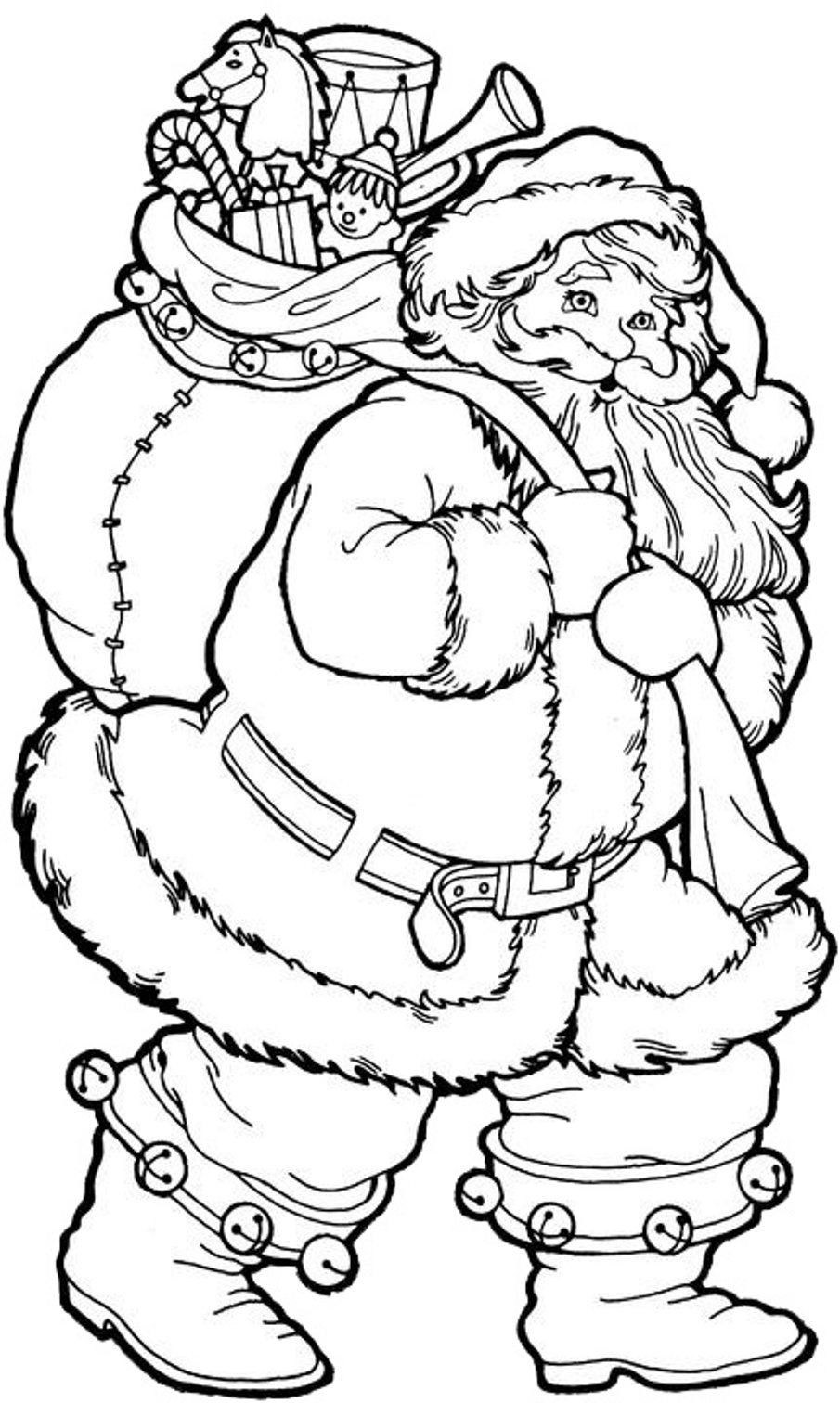905x1512 Christmas Coloring Pages Printable Free Color