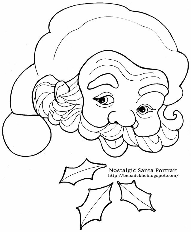 638x774 Color A Nostalgic Portrait Of Santa Claus For A Christmas Calendar