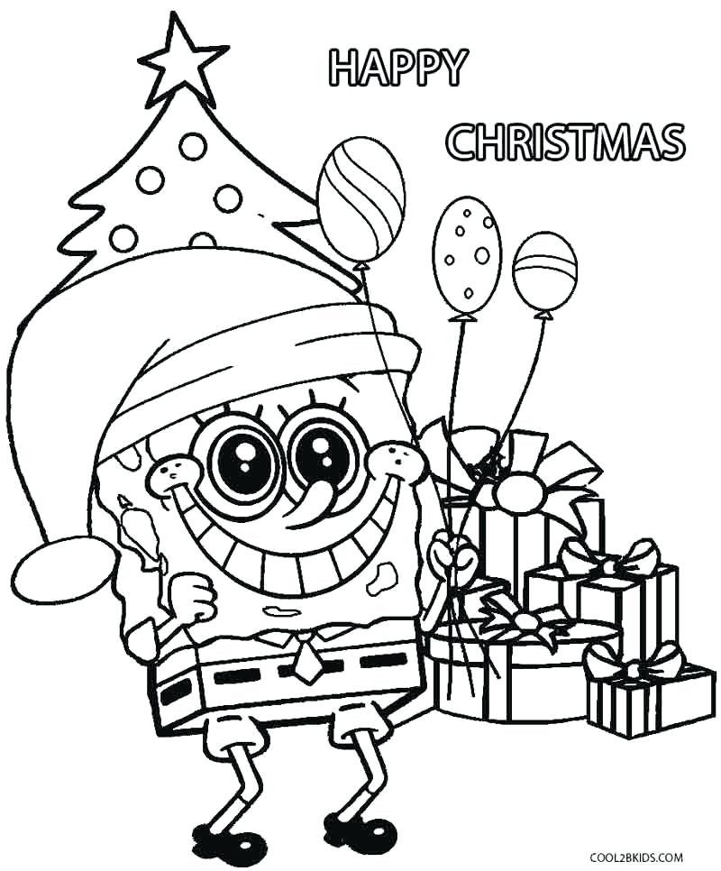 800x966 Spongebob Christmas Coloring Pages Spongebob Squarepants