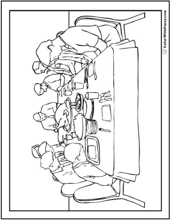 590x762 Thanksgiving Coloring Page Customizable Pdfs